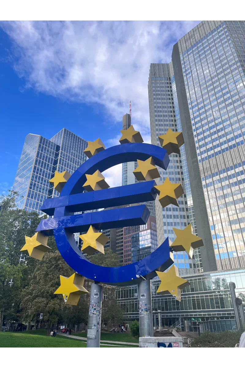 Euro Sign in Frankfurt