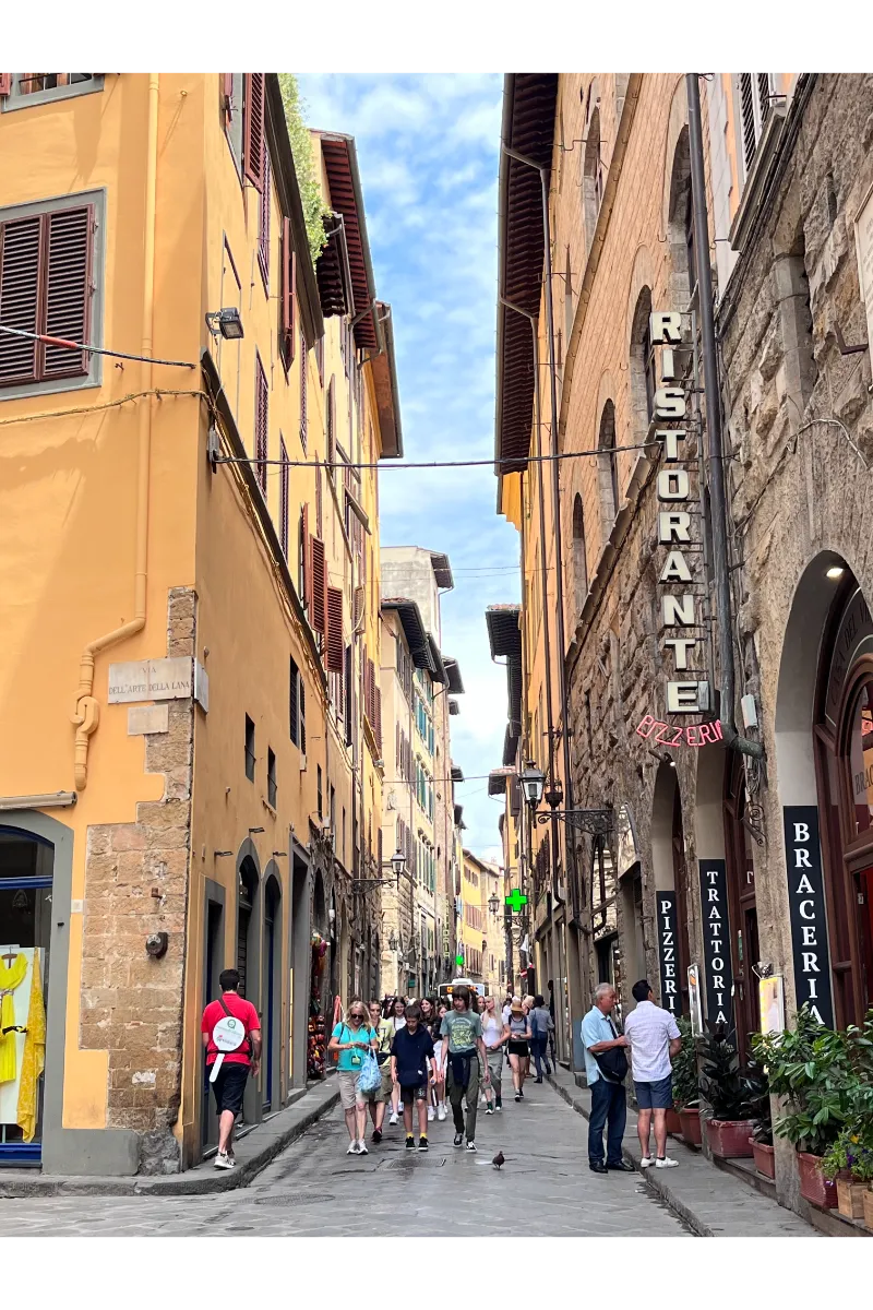 Beautiful street in Italy.