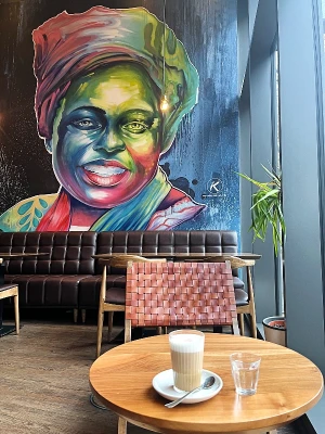 Laptop Friendly caafes in Frankfurt - Die Gruene Kaffebohne