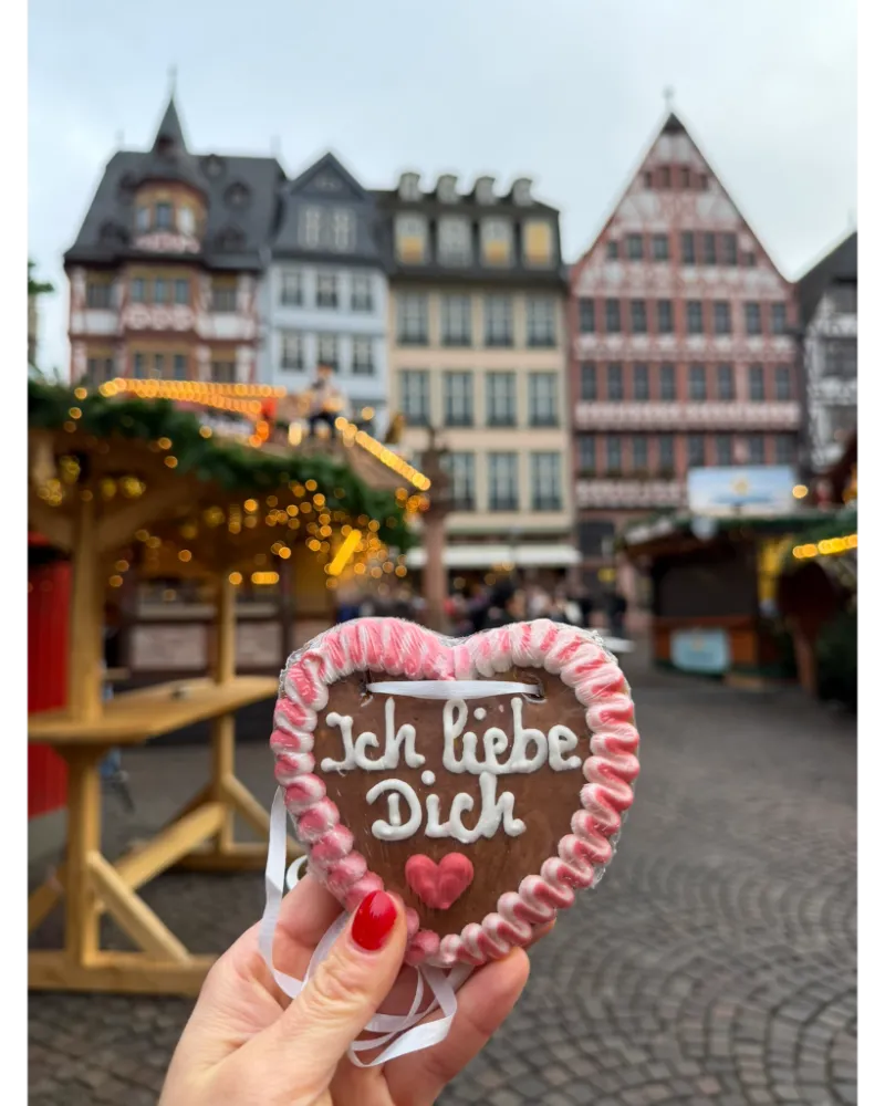 A traditional German Food Dessert -Lebkuchen is a popular gift and souvenir.
